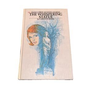 Nancy Drew The Whispering Statue Carolyn Keene HC 1970 White Endpapers #14